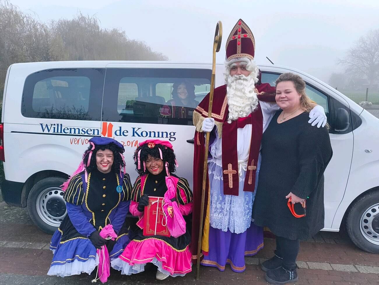 Sinterklaas op bezoek bij Willemsen-de Koning