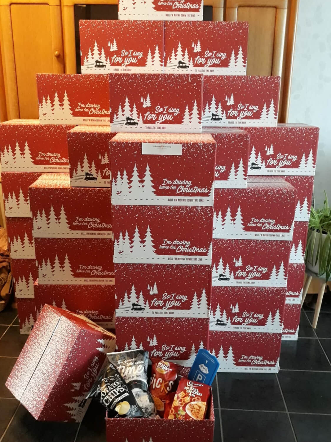 Willemsen – de Koning heeft kerstpakketten verstuurd